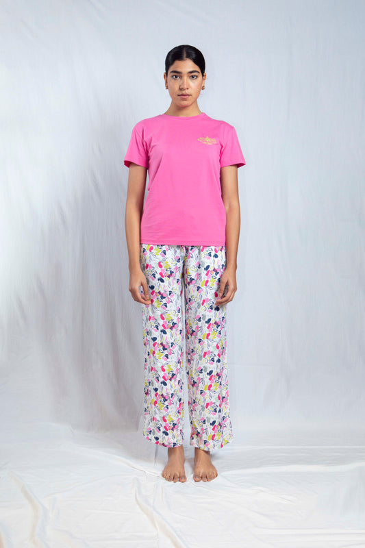 Floral Pink Pants